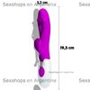 Vibrador con estimulador de clitoris con 30 modos de vibracion